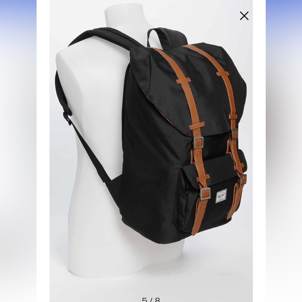 Black and Brown Backpack